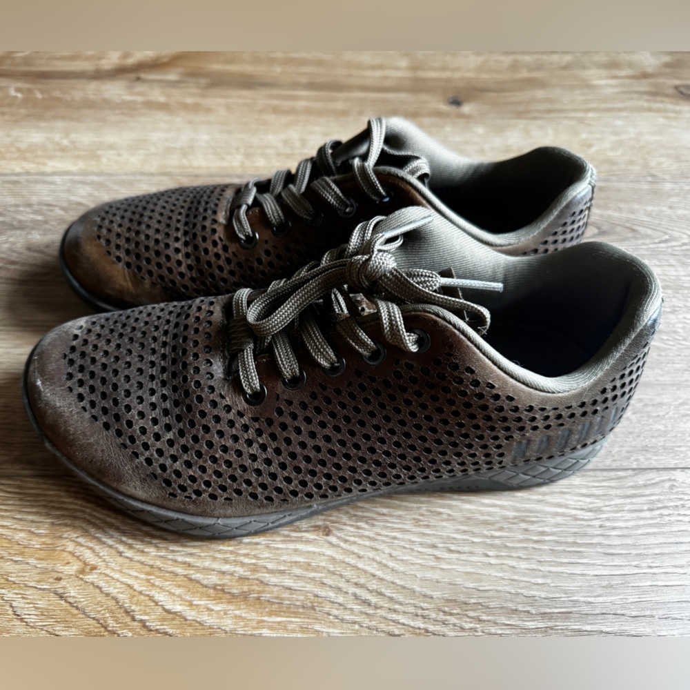 NOBULL Leather Trainers - Brown